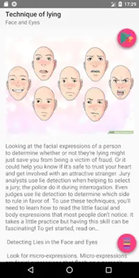 Technique of Lying android App screenshot 3